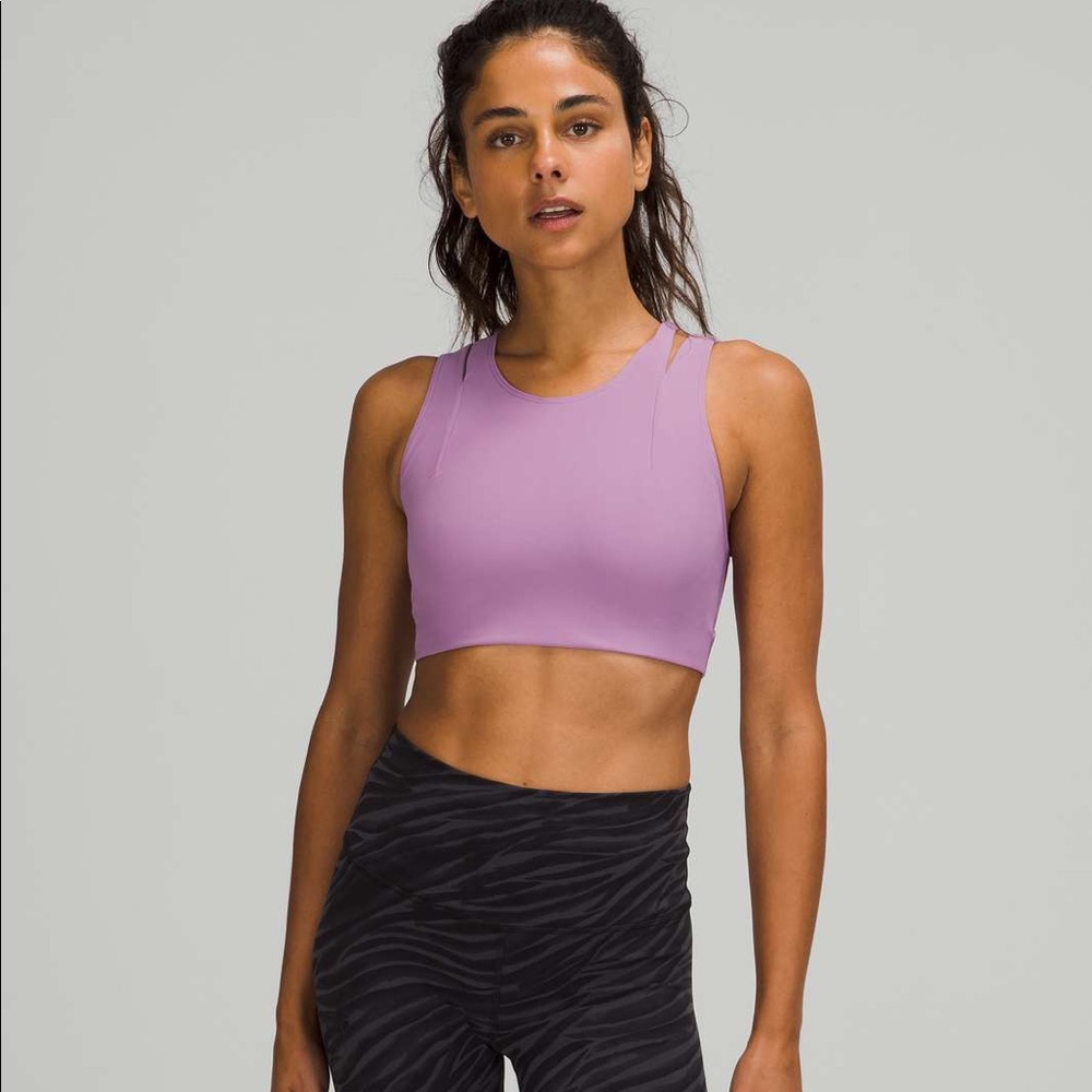 Lululemon Strong Front Bra (Medium Support B/C Cups) Wisteria 8